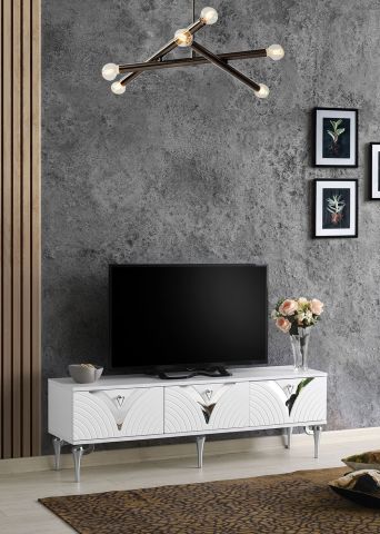 Vizyon Metal Ayaklı - 180 Cm Tv Sehpası